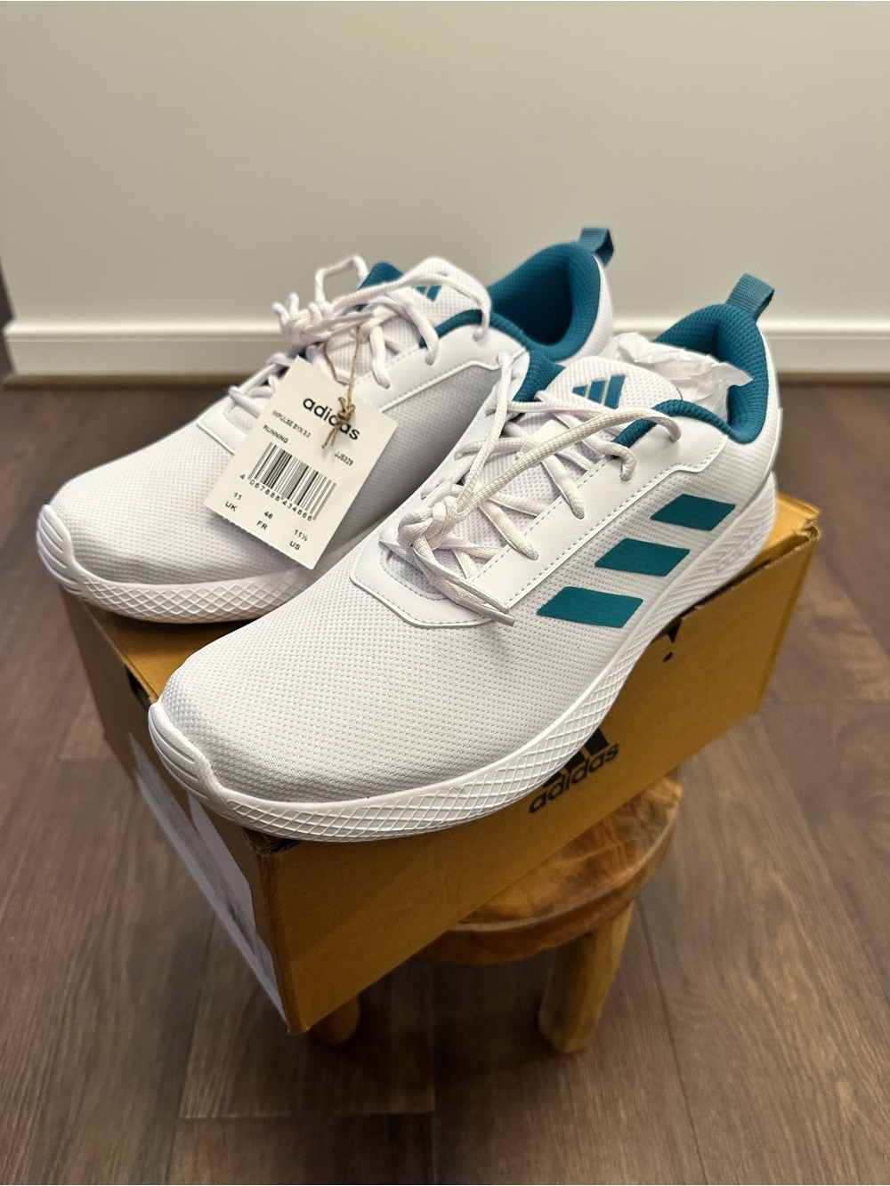 Adidas Men’s Impulse Syn 3.0 Running Shoes, JJ5329, Size 11.5